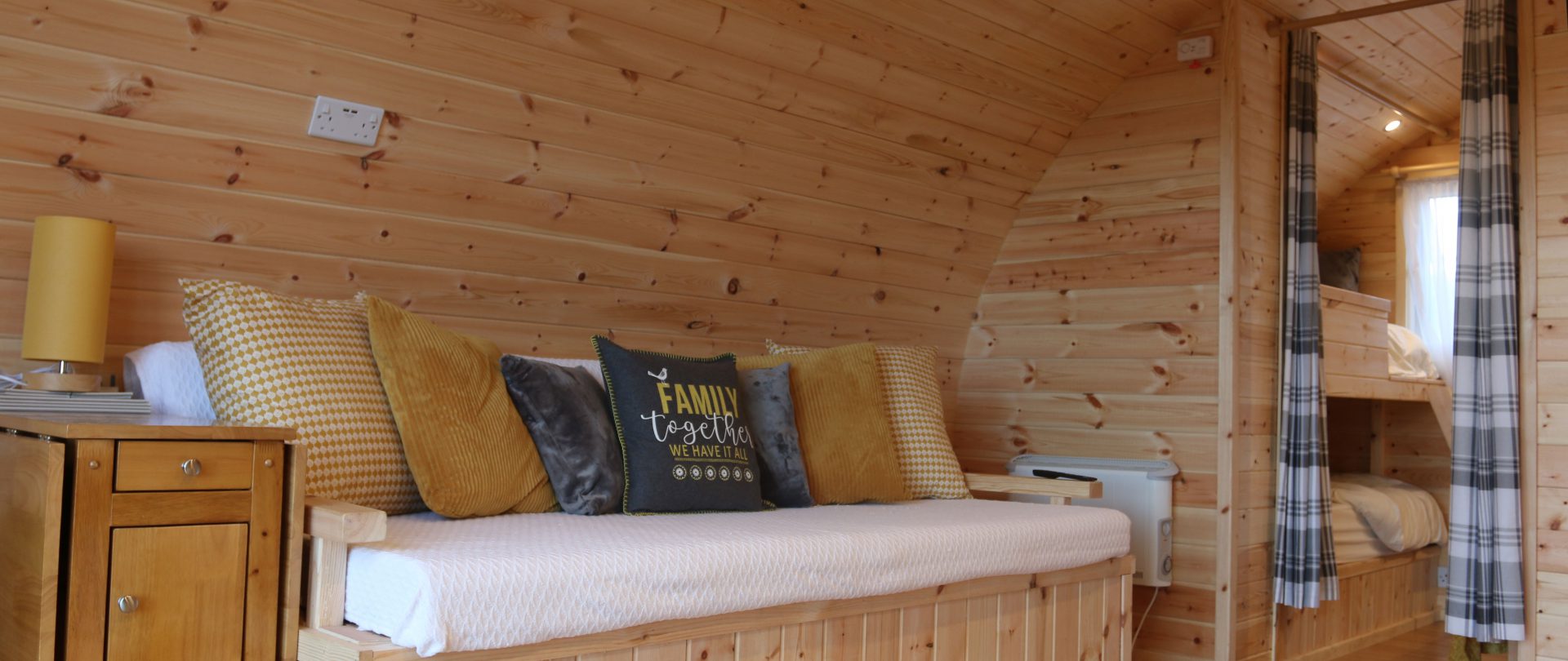 Wooden Glamping Pods